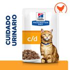 Hill's Prescription Diet Urinary Care c/d Pollo sobre para gatos, , large image number null
